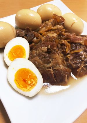 圧力鍋で骨まで美味しい豚軟骨(パイカ)煮-レシピのメイン写真