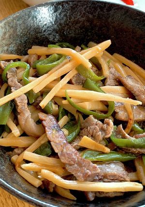 青椒肉絲　ちゃおじんろーすー-レシピのメイン写真
