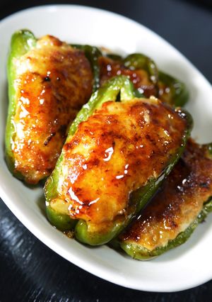 豚ミンチ豆腐でふんわり！ピーマンの肉詰め-レシピのメイン写真