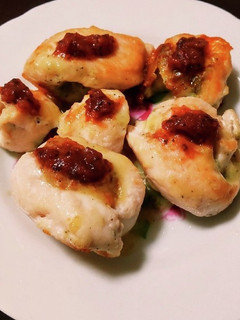 ささみのしそチーズ焼き~梅肉をのせて~-レシピのメイン写真