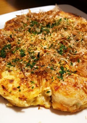オートミール＆おからのフワフワお好み焼き-レシピのメイン写真