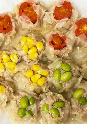 お弁当にも！カラフル焼売-レシピのメイン写真