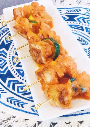 BBQ風トマトソースチキン串-レシピのメイン写真