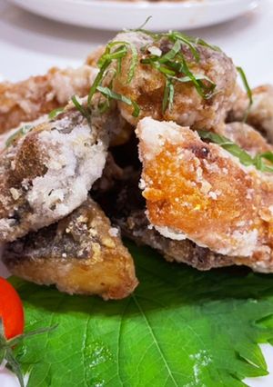 真鯖の竜田揚げ（生鯖）☆大葉が合う☆簡単-レシピのメイン写真