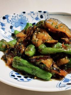 夏の常備菜☆ししとうとなすの大葉味噌炒め-レシピのメイン写真