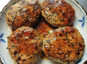 鶏ミンチと豆腐のボリュームハンバーグ-レシピのメイン写真