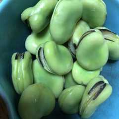 รูปของ そら豆の下拵え(レンジ蒸し)