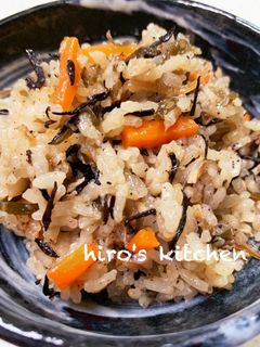 塩昆布で味決まる♪炊き込みご飯-レシピのメイン写真