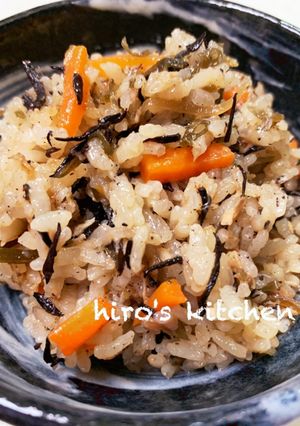 塩昆布で味決まる♪炊き込みご飯-レシピのメイン写真