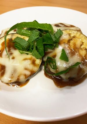 五平餅のタレで♪ナスの田楽風-レシピのメイン写真