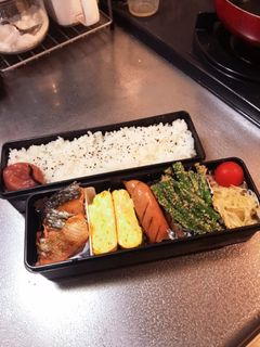 焼き鮭の和風弁当-レシピのメイン写真