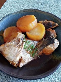 すずきのあら煮-レシピのメイン写真