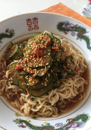 サッポロみそラーメンで旨辛冷やし麺-レシピのメイン写真