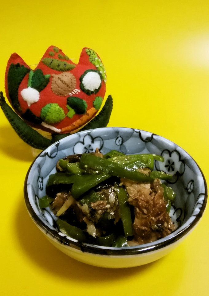 ピーマンと鯖缶の和え物-レシピのメイン写真