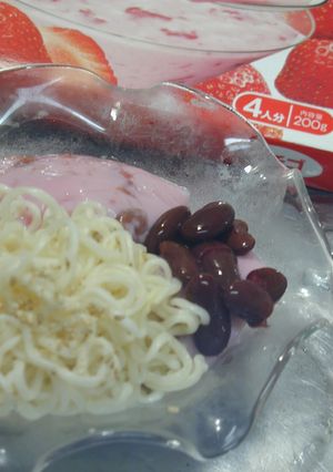 サッポロ一番フルーチェいちご-レシピのメイン写真