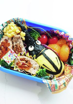 ヘラクレスオオカブトのキャラ弁！お弁当-レシピのメイン写真