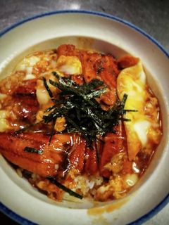 鰻玉丼に豚の蒲焼き丼❨(@≧↺≦@)❩-レシピのメイン写真