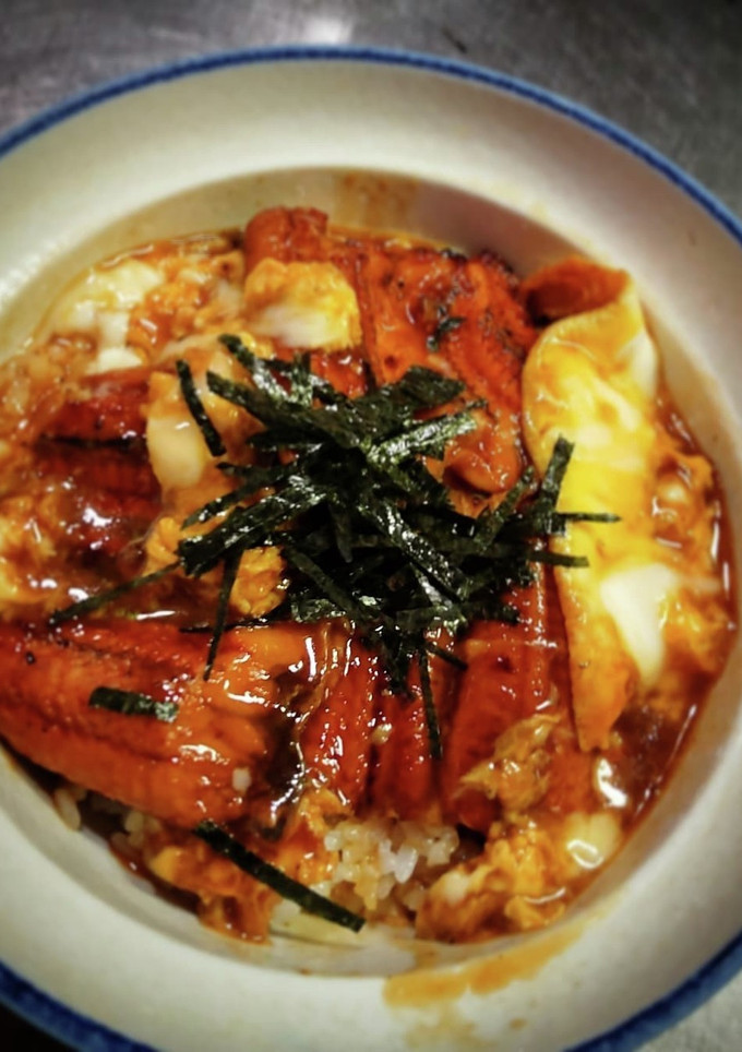 鰻玉丼に豚の蒲焼き丼❨(@≧↺≦@)❩-レシピのメイン写真