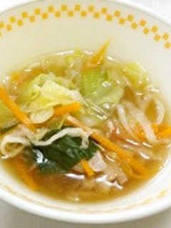 切干大根のスープ ♪大和市学校給食-レシピのメイン写真