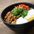 キムチ納豆温玉ヌードル
