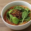 ベビーリーフのトマトチリラーメン