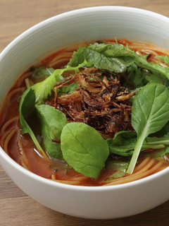 ベビーリーフのトマトチリラーメン-レシピのメイン写真