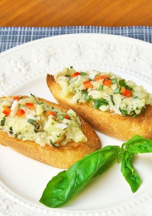 鯵の干物のリエット☆野菜スープのリメイク-レシピのメイン写真