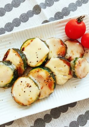 簡単あと1品！ズッキーニのチーズ照り焼き-レシピのメイン写真