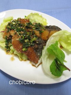 さわらのから揚げ 香味ねぎソースかけ♪-レシピのメイン写真