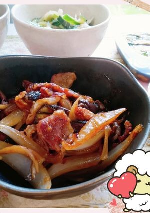 絶品鍋しぎ（なすと豚ロースの味噌炒め）-レシピのメイン写真