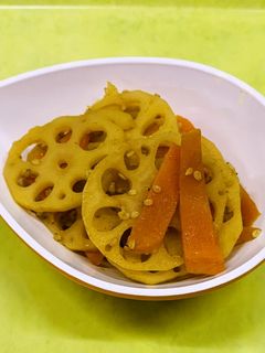 加賀蓮根のカレー金平-レシピのメイン写真