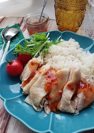 炊飯器de簡単♪カオマンガイ-レシピのメイン写真