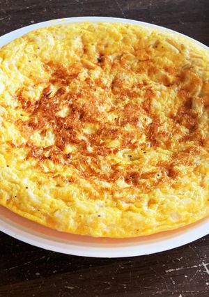 焼きっぱなしで丸々オムレツ-レシピのメイン写真