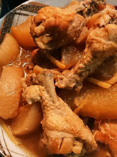 大根1本と手羽元のコク旨煮☆圧力鍋-レシピのメイン写真