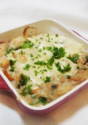 エビの豆乳味噌グラタン-レシピのメイン写真