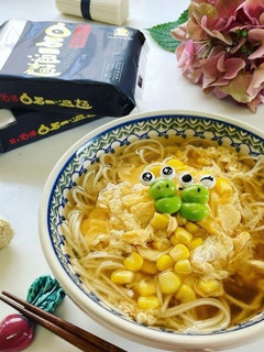 とうもろこしの卵とじ温麺-レシピのメイン写真