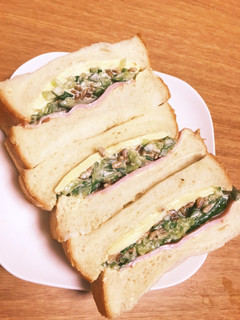きゅうりタップリチーズハムの腸活サンド-レシピのメイン写真