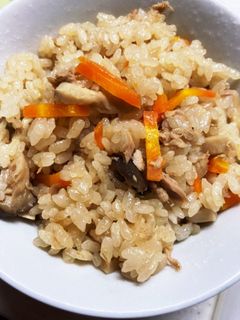 エリンギとツナ、にんじんの炊き込みご飯-レシピのメイン写真