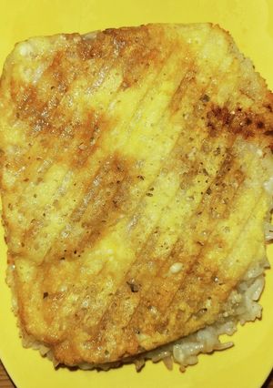 ホットサンドメーカーでチーズご飯！-レシピのメイン写真