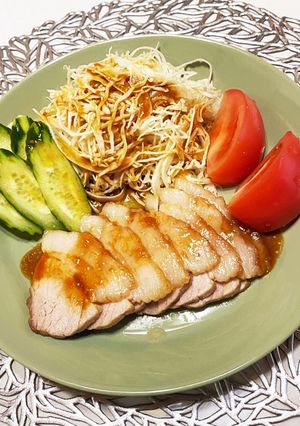 簡単!時短!レンジ焼き豚-レシピのメイン写真