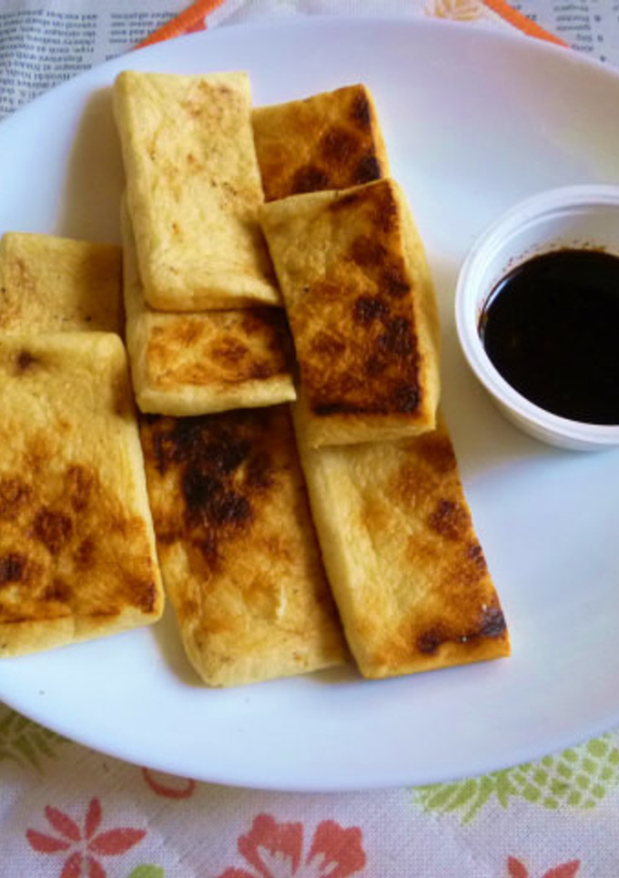 京揚げの網焼き＋にんにくわさび醤油-レシピのメイン写真