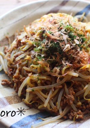 mレンジでスグ♪もやしたっぷり焼きそば-レシピのメイン写真