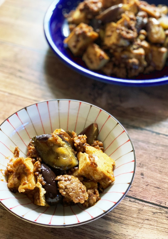 簡単！茄子と厚揚げのカレー炒め-レシピのメイン写真