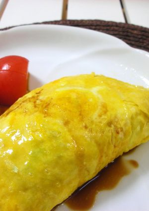 和風オムライス←炊込みごはんリメイク-レシピのメイン写真