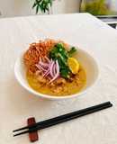 池森そば大賞受賞カオソーイ風そば・つけ麺