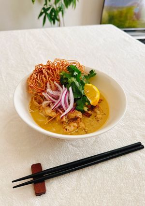 池森そば大賞受賞カオソーイ風そば・つけ麺-レシピのメイン写真