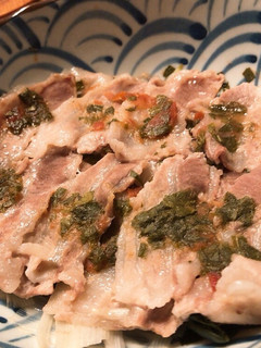 レンジで!梅しそ豚バラ蒸し-レシピのメイン写真