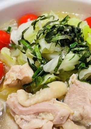夏の胃腸バテに!!スタミナ回復スープ鍋-レシピのメイン写真