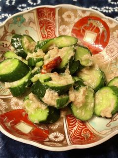 きゅうりとツナのサラダ風浅漬け-レシピのメイン写真