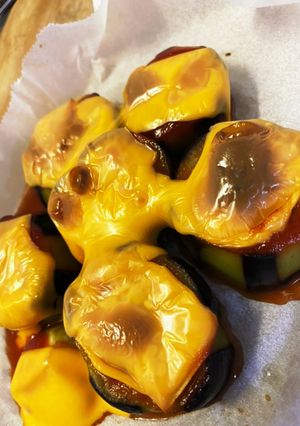 ナスとチーズグリル（1人前）-レシピのメイン写真